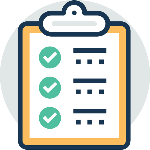 Checklist checking check mark apply icon