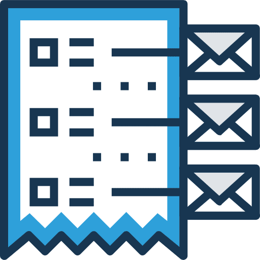 Mailing mailing list email icon