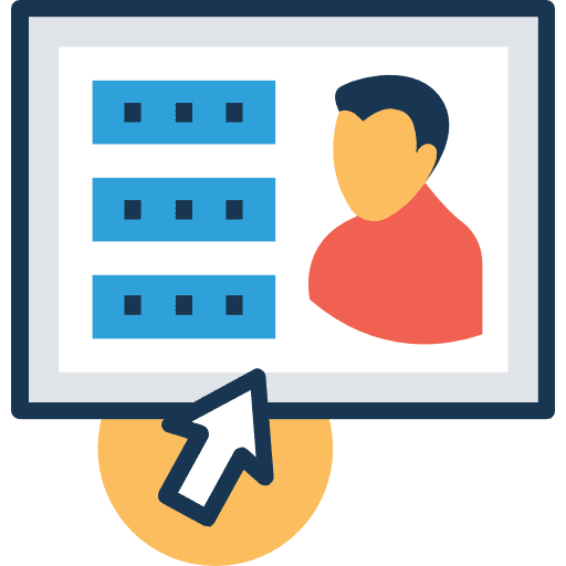 Management management account seo and web icon