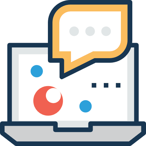 Laptop electronic computing technology icon