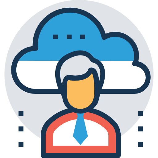 Manager businessman seo and web people icon