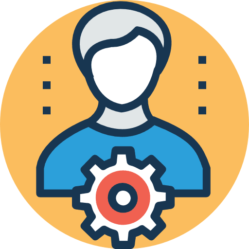 Manager man head avatar icon