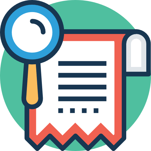 Receipt ticket receipt commerce icon