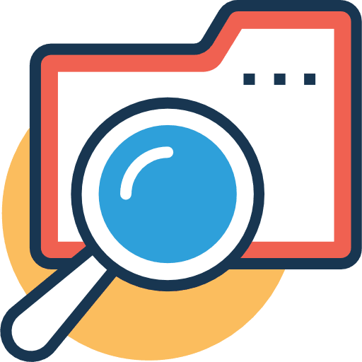 Folder data storage folder files and folders icon