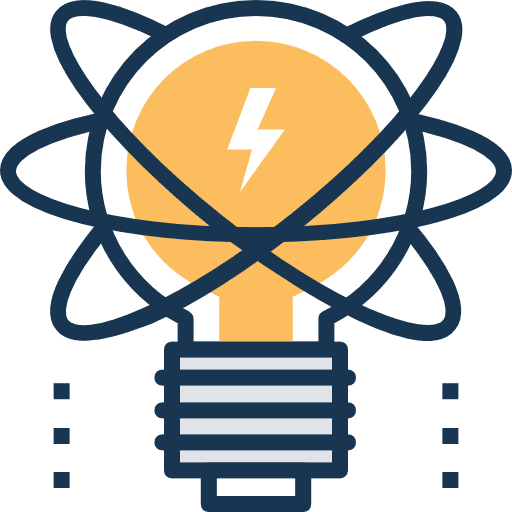 Idea invention ui illumination icon