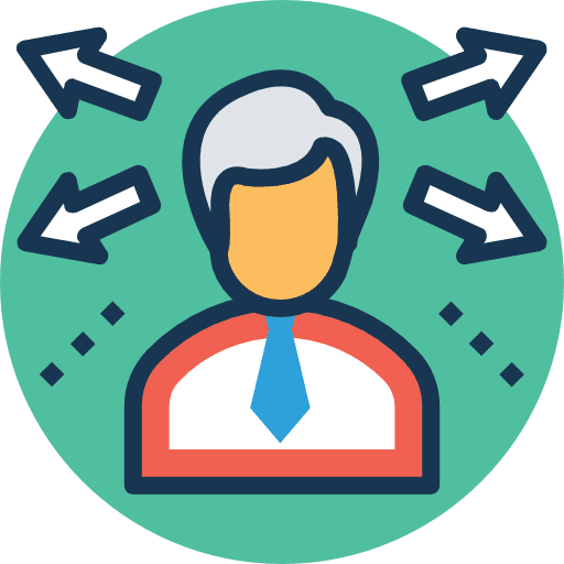 Manager business and finance professions and jobs businessman icon