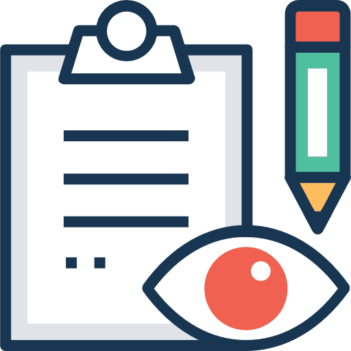 Quality seo and web clipboard quality icon