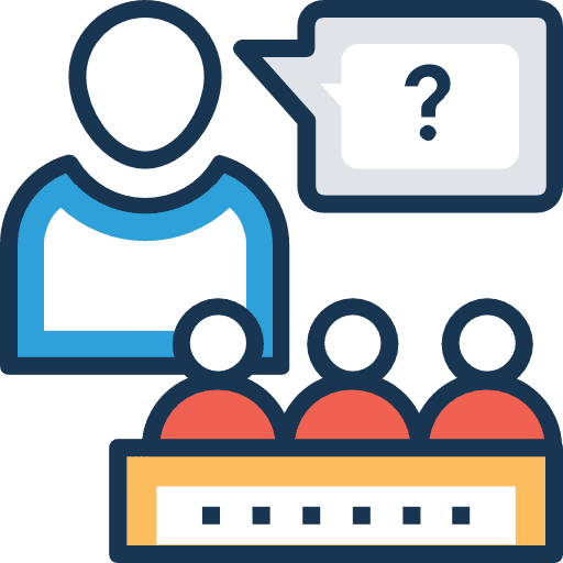 Seminar conference education seo and web icon