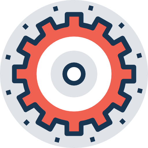 Settings ui cogwheel gear icon