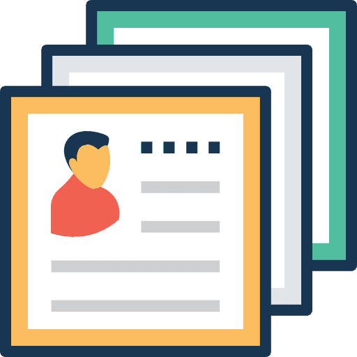 Profile seo and web profile social icon