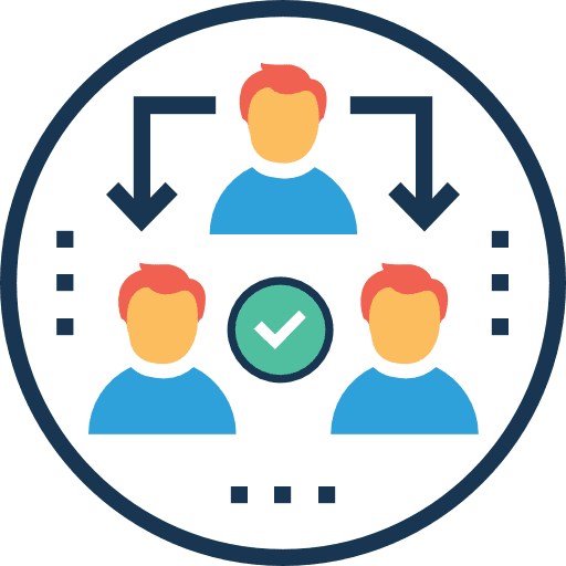 Teamwork online user networking icon