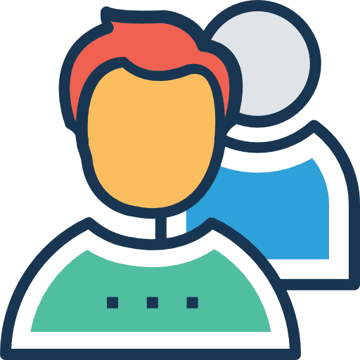 Teamwork user businessman teamwork icon