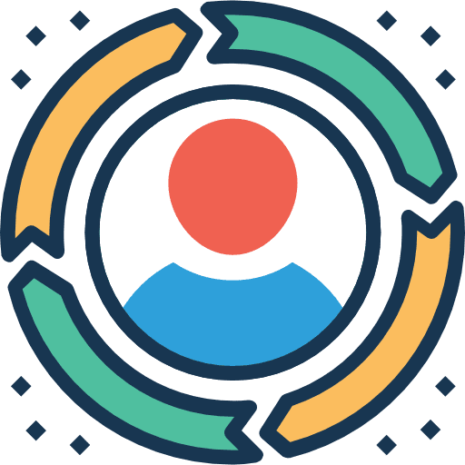 User profile avatar social icon