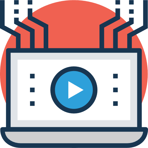 Video player pencil computing electronic icon