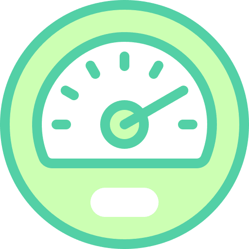 Speedometer limit measure performance icon
