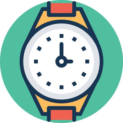 Wristwatch fashion timer time icon