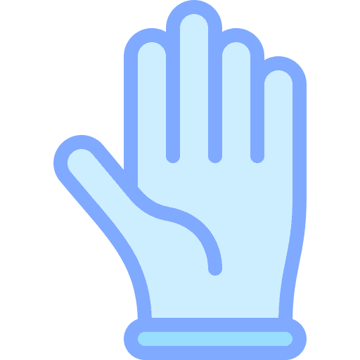 Gloves protection rubber gloves icon Gloves protection rubber gloves icon