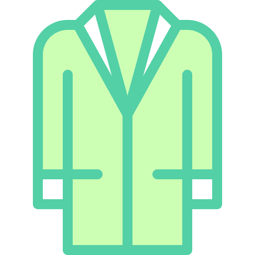 Lab coat science fashion scientist icon Lab coat science fashion scientist icon
