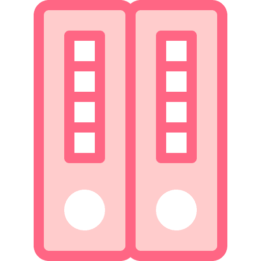 Folder storage binder office material icon Folder storage binder office material icon