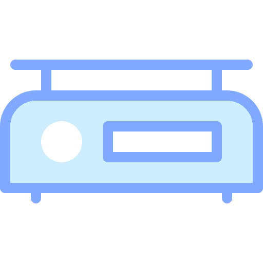 Scale equipment laboratory weight icon Scale equipment laboratory weight icon