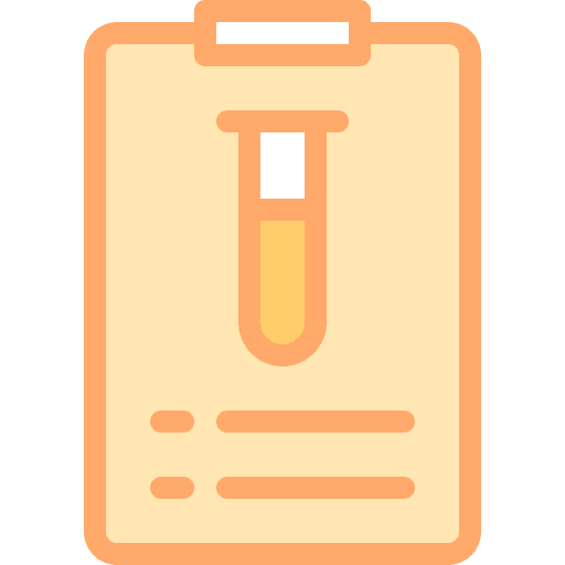 Clipboard research education laboratory icon Clipboard research education laboratory icon