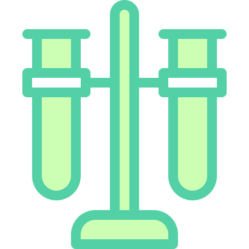Test tube experiment education research icon Test tube experiment education research icon