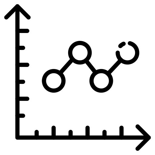 Graph strategy criteria index icon