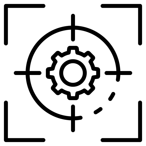 Target tactic planning plan icon