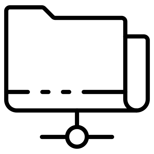 Folder document binder file icon