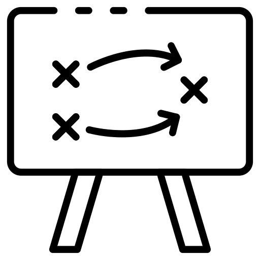 Tactic gaming strategy game icon