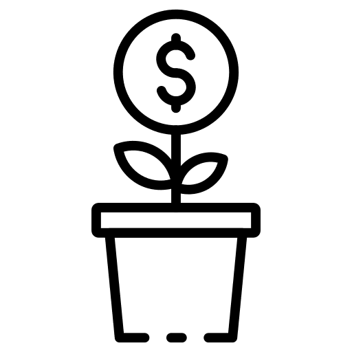 Plant connection hierarchy planning icon