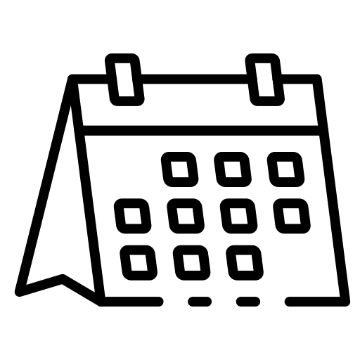 Calendar calendar timing schedule icon