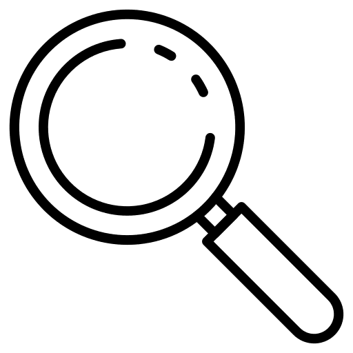 Magnifying glass ui search magnifying glass icon