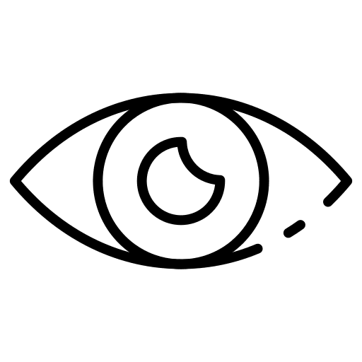 Eye ui vision view icon