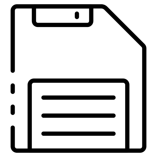 Floppy diskette computer disc icon