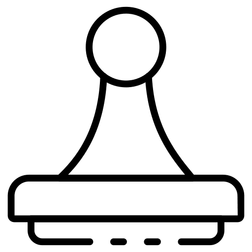 Stamp certificate stamp edit tools icon