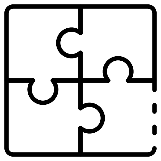 Jigsaw hobbies and free time fit jigsaw icon