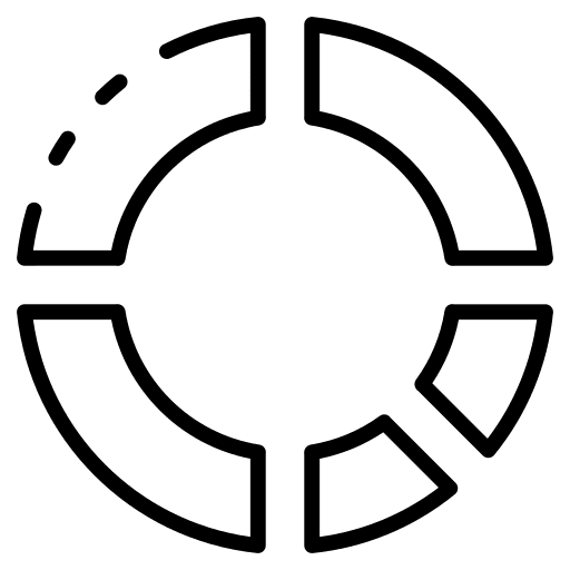 Pie graph business business and finance infographic icon