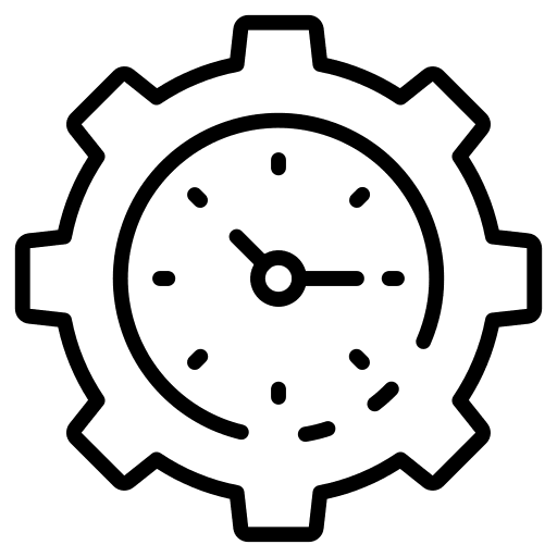 Setting management setting clock icon