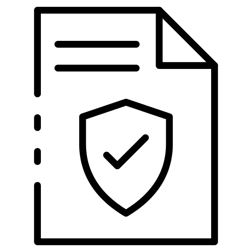 Shield shield security check icon