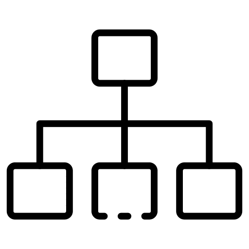Algorithm algorithm networking flowchart icon