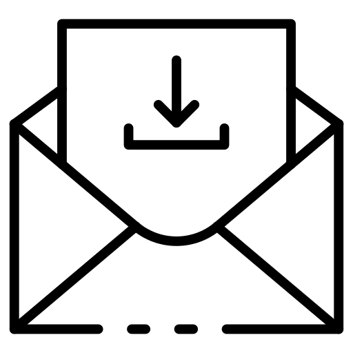 Email download envelope email icon