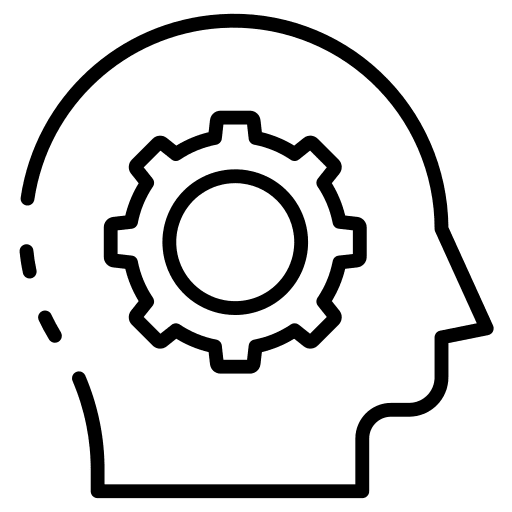 Mind management miscellaneous rational icon