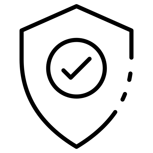 Shield protection shield security icon