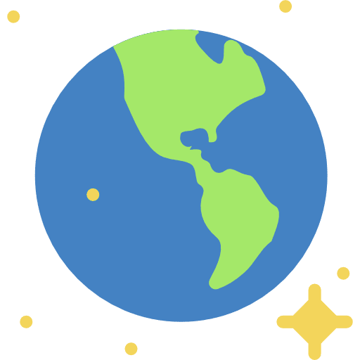 Planet earth science google earth astronomy icon