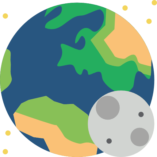Planet earth space galaxy planet earth icon