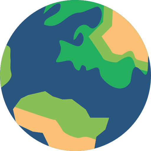 Planet earth terra system galaxy icon