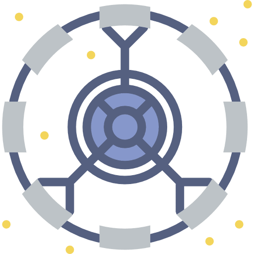 Artificial gravity modulo artificial gravity modulo spacecraft technology icon Artificial gravity modulo artificial gravity modulo spacecraft technology icon