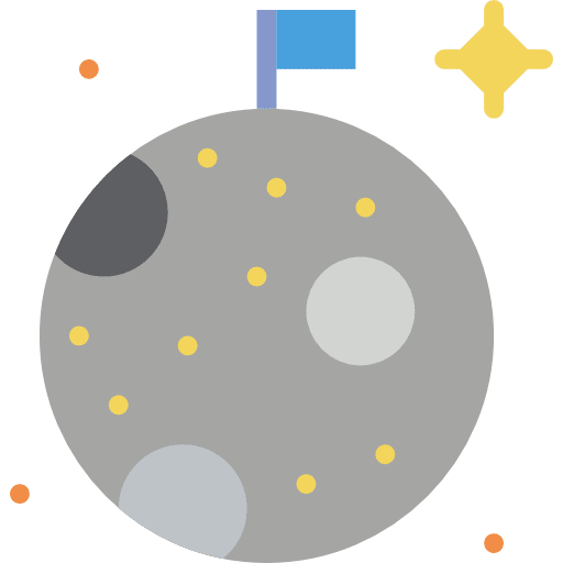Moon astronomy solar system moon icon Moon astronomy solar system moon icon