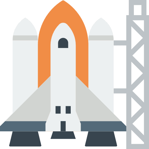 Space ship rocket transport space ship icon Space ship rocket transport space ship icon